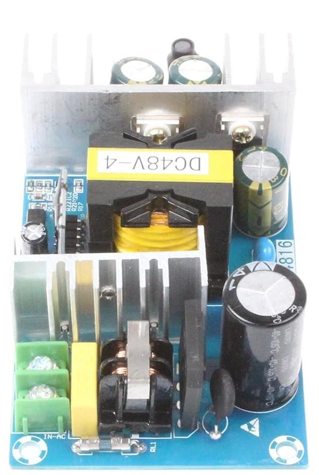 Alt view image 3 of 6 - AC to DC 48V 4A Isolated Power Supply Module AC 120V (100-240V) to 48V 192W Peak 5A 240W Max Power Module with Overcurrent Overload Short-Circuit Protection (DC 48V 4A, Blue)