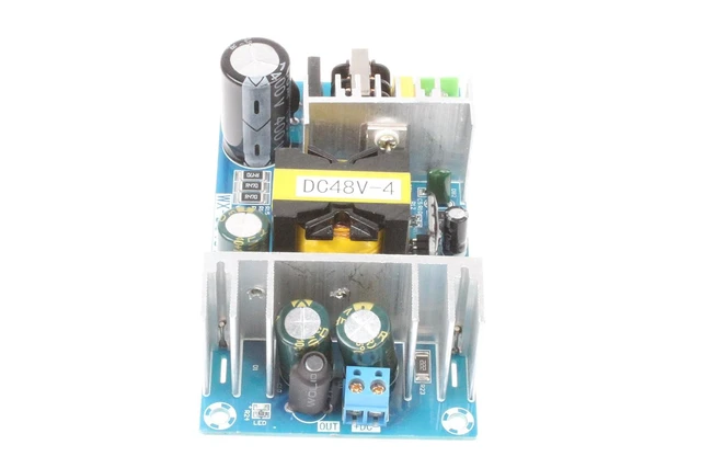 Alt view image 5 of 6 - AC to DC 48V 4A Isolated Power Supply Module AC 120V (100-240V) to 48V 192W Peak 5A 240W Max Power Module with Overcurrent Overload Short-Circuit Protection (DC 48V 4A, Blue)