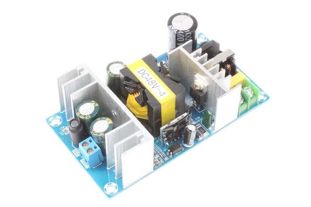 Alt view image 6 of 6 - AC to DC 48V 4A Isolated Power Supply Module AC 120V (100-240V) to 48V 192W Peak 5A 240W Max Power Module with Overcurrent Overload Short-Circuit Protection (DC 48V 4A, Blue)