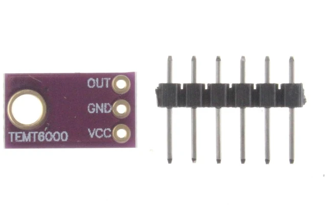 Alt view image 3 of 6 - TEMT6000 Light Sensor Module Ambient Light Sensor Module Analog Light Intensity Module Visible Light Sensor Module Pack of 2