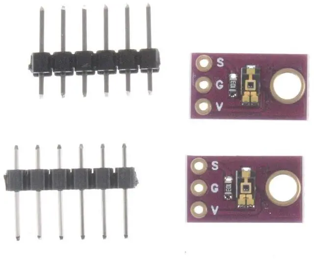 Alt view image 6 of 6 - TEMT6000 Light Sensor Module Ambient Light Sensor Module Analog Light Intensity Module Visible Light Sensor Module Pack of 2