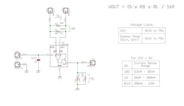 Alt view image 2 of 7 - Analog Current Sensor Module INA169 2.7V to 60V DC Current Sensor Breakout Module