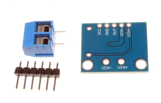 Alt view image 7 of 7 - Analog Current Sensor Module INA169 2.7V to 60V DC Current Sensor Breakout Module