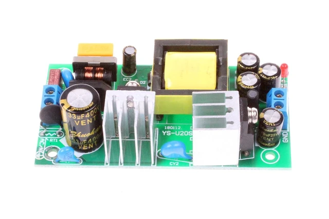 Alt view image 4 of 7 - AC to DC Precision Buck Power Supply Module AC 120V 100V-264V to 12V 2A 2000mA Isolated Step Down DC Module (12V 2A) Green