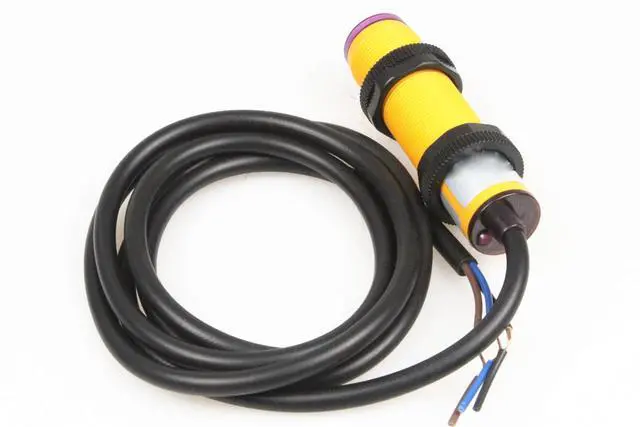 Alt view image 4 of 7 - E3F-DS10B2 Proximity Switch Photoelectric Sensor 10cm Detection Distance Diffuse Reflection Infrared Sensor DC 6-36V 3-Wire NPN NC