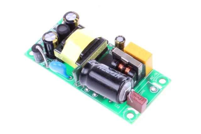 Alt view image 4 of 6 - AC to DC Precision Buck Power Supply Module AC 120V 100V-264V to 12V 1A 1000mA Isolated Step-Down DC Module (12V 1A, Green)