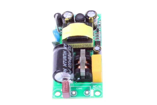 Alt view image 5 of 6 - AC to DC Precision Buck Power Supply Module AC 120V 100V-264V to 12V 1A 1000mA Isolated Step-Down DC Module (12V 1A, Green)