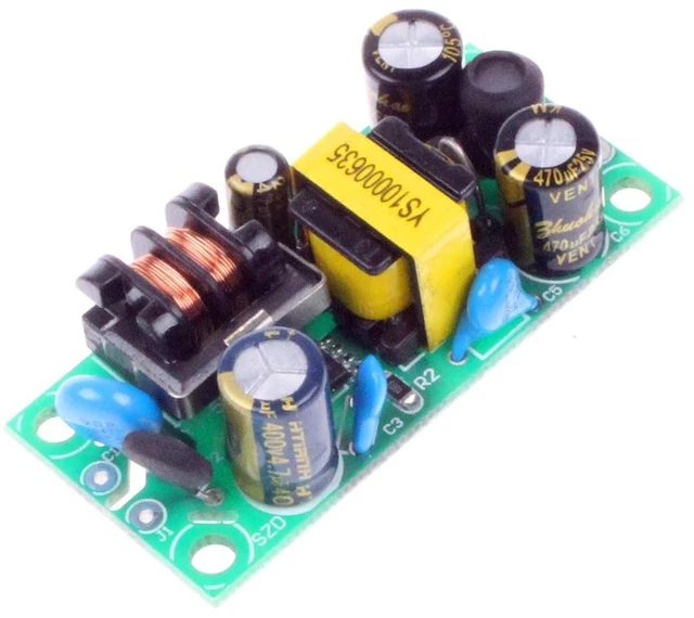 Alt view image 2 of 7 - AC to DC Precision Buck Power Supply Module AC 120V 100V-264V to 12V 500mA Isolated Step-Down DC Module (12V 500mA) Green