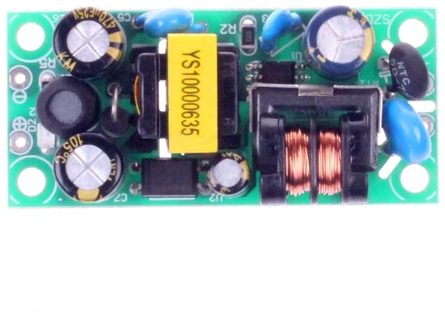 Alt view image 7 of 7 - AC to DC Precision Buck Power Supply Module AC 120V 100V-264V to 12V 500mA Isolated Step-Down DC Module (12V 500mA) Green