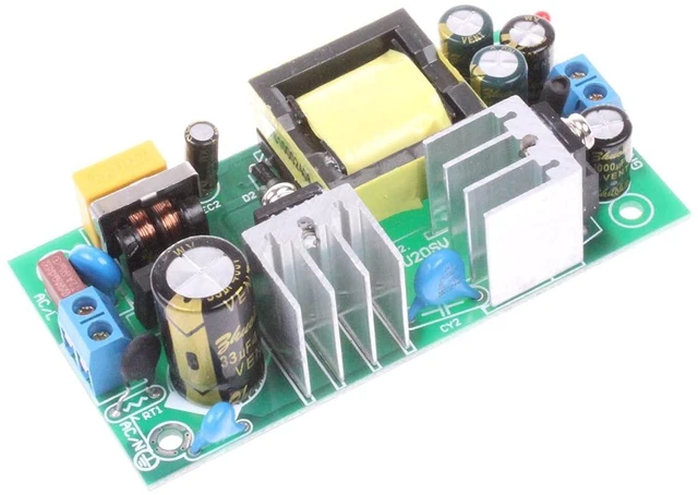 Alt view image 4 of 6 - AC to DC Precision Buck Power Supply Module AC 120V 100V-264V to 5V 3A 3000mA 15W Isolated Step-Down DC Module (5V 3A, Green)