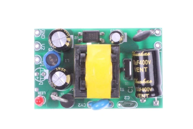 Alt view image 6 of 7 - AC to DC Precision Buck Power Supply Module AC 120V 100V-264V to 5V 1.5A 1500mA Isolated Step Down DC Module (5V 1.5A) Green