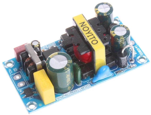 Alt view image 3 of 7 - AC to DC Isolated Power Supply Module AC 120V 100V - 265V to DC 12V 2A 24W Peak 12V 4A 48W Max Power Module with Overvoltage Overload Short-Circuit Protection (12V 2A, Peak 4A)