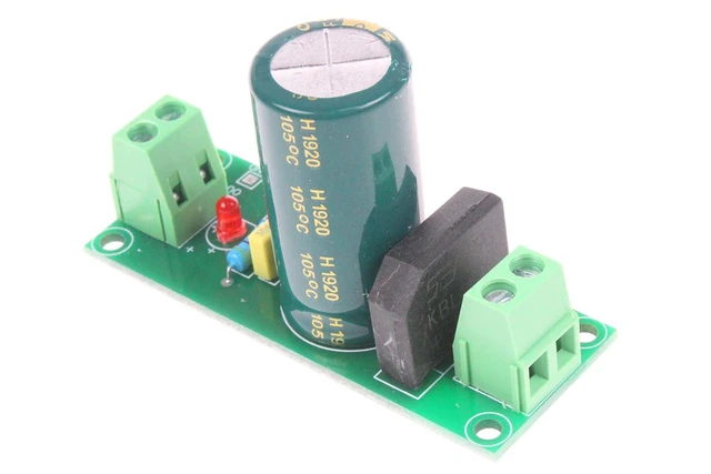 Alt view image 3 of 7 - 50V 4700uF 6A Rectifier Filter Power Board Single Supply Rectifier AC to DC Power Module