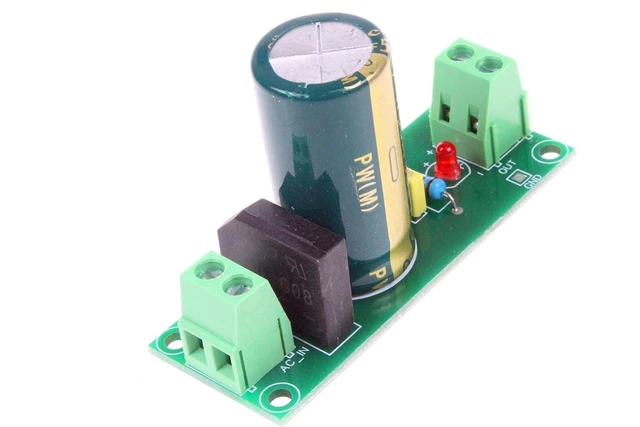 Alt view image 4 of 7 - 50V 4700uF 6A Rectifier Filter Power Board Single Supply Rectifier AC to DC Power Module