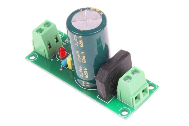 Alt view image 7 of 7 - 50V 4700uF 6A Rectifier Filter Power Board Single Supply Rectifier AC to DC Power Module