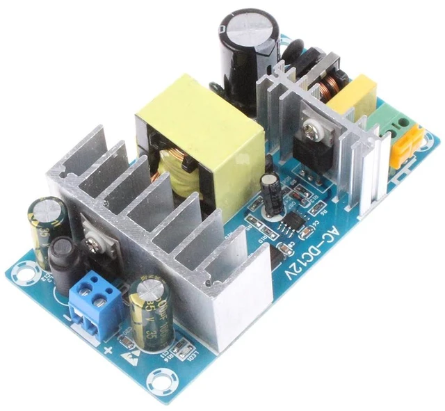 Alt view image 4 of 7 - AC to DC 12V 8A Isolated Power Supply Module AC 120V (85-265V) to 12V 100W Max Power Module with Overcurrent Overload Short-Circuit Protection (12V 8A)
