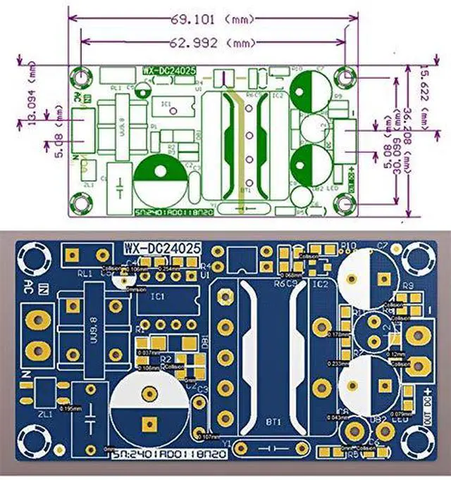 Alt view image 2 of 7 - AC to DC Isolated Power Supply Module AC 120V 100V - 265V to DC 24V 1A 24W Peak 24V 1.5A 36W Max Power Module with Overvoltage Overload Short-Circuit Protection (24V 1A Peak 1.5A)