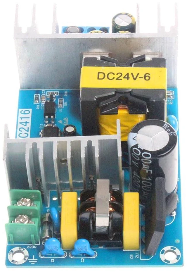 Alt view image 2 of 6 - AC to DC Isolated Power Supply Module AC 120V 100V - 245V to DC 24V 6A 144W Peak 24V 9A 216W Max Power Module with Overvoltage Overload Short-Circuit Protection (24V 6A, Peak 9A)