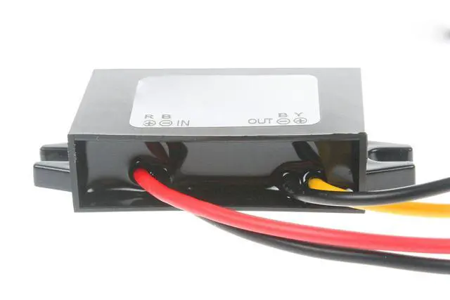 Alt view image 7 of 7 - DC to DC 9V 3A Converter Buck Module 12V 16V 6V-22V Power Converter IP67 Waterproof With Overcurrent Overheat Short-Circuit Undervoltage Protection (Black)