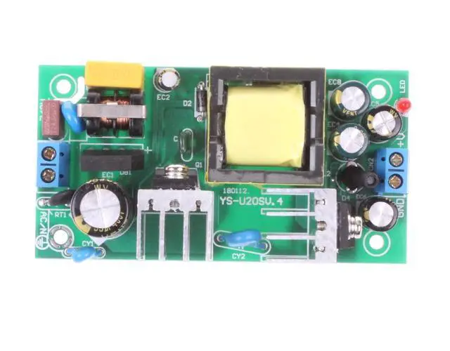 Alt view image 7 of 7 - AC to DC Precision Buck Power Supply Module AC 120V 240V (100V-264V) to 5V 3A 15 watts with Indicator Light Isolated Step-Down Power Module - Upgraded Version (5V 3A)