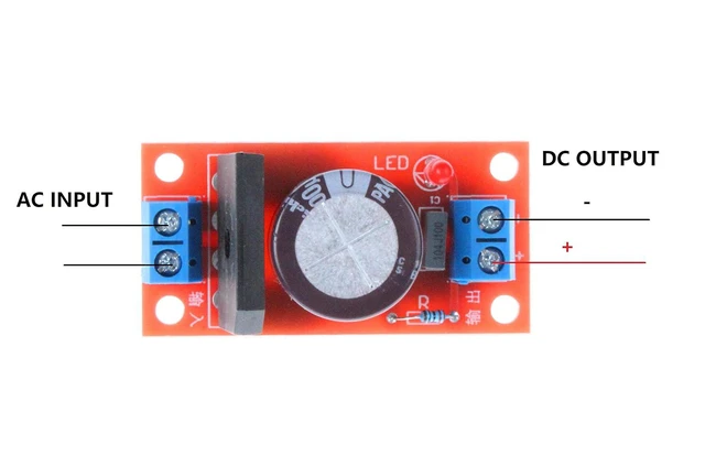 Alt view image 2 of 5 - 8A Rectifier Filter Power Supply Board AC to DC Single Power Supply Board