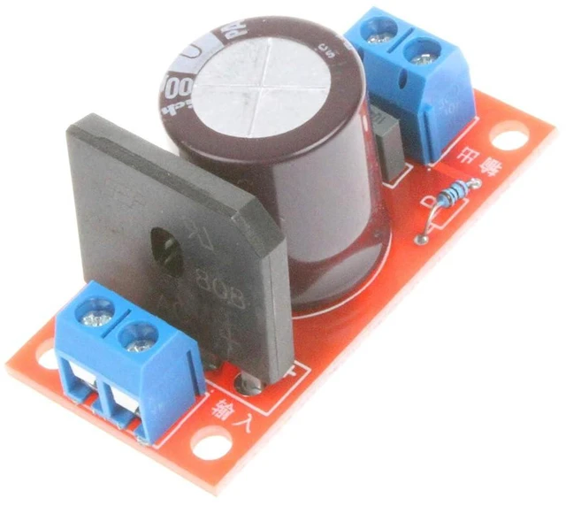 Alt view image 4 of 5 - 8A Rectifier Filter Power Supply Board AC to DC Single Power Supply Board