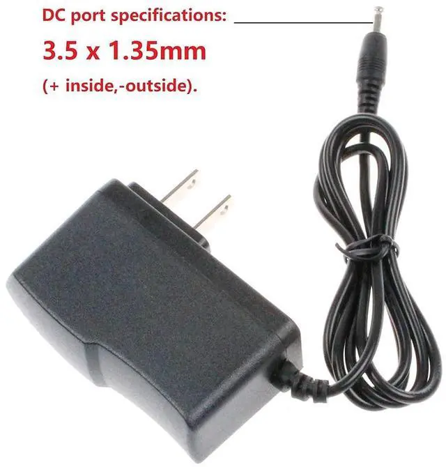 Alt view image 4 of 6 - AC to DC 4.5V 1A 1000mA Adapter Converter AC120V 100-240V to 4.5V Power Supply DC Port 3.5 x1.35mm Wire Length 4.9 ft (Pack of 2)