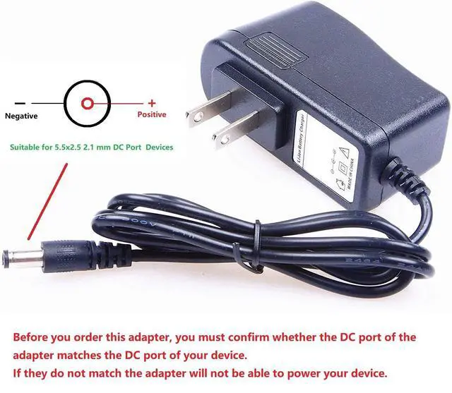 Alt view image 3 of 7 - 8.4V 1A Power Adapter Li-ion Battery Charger with LED Indicator DC 5.5x2.5mm & 2.1mm Port Suitable for 7.2V 7.4V 8.4V 2-String Lithium Batteries (Pack of 2)