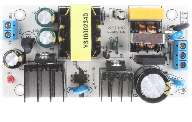 Alt view image 6 of 7 - AC to DC Precision Buck Power Supply Module AC 120V 100V-264V to 9V 4A 4000mA Isolated Step-Down DC Module (9V 4A) Green