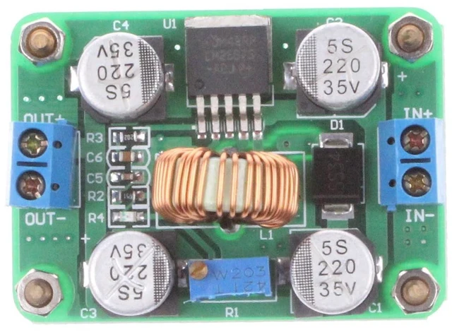 Alt view image 2 of 6 - DC to DC Boost Module 3.5-30V to 4-30V 5A Adjustable LM2587 Boost Regulator Step-up Power Converter Power Supply Module Board for Solar Panel Car Battery