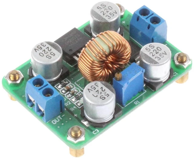 Alt view image 3 of 6 - DC to DC Boost Module 3.5-30V to 4-30V 5A Adjustable LM2587 Boost Regulator Step-up Power Converter Power Supply Module Board for Solar Panel Car Battery