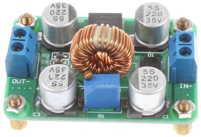 Alt view image 5 of 6 - DC to DC Boost Module 3.5-30V to 4-30V 5A Adjustable LM2587 Boost Regulator Step-up Power Converter Power Supply Module Board for Solar Panel Car Battery