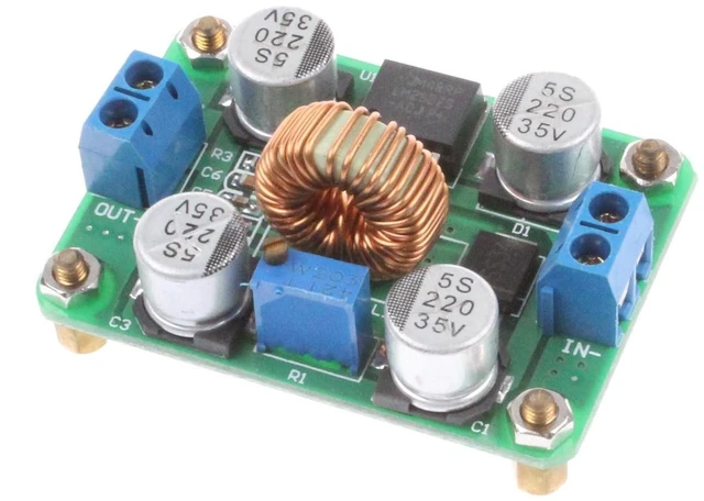 Alt view image 4 of 6 - DC to DC Boost Module 3.5-30V to 4-30V 5A Adjustable LM2587 Boost Regulator Step-up Power Converter Power Supply Module Board for Solar Panel Car Battery
