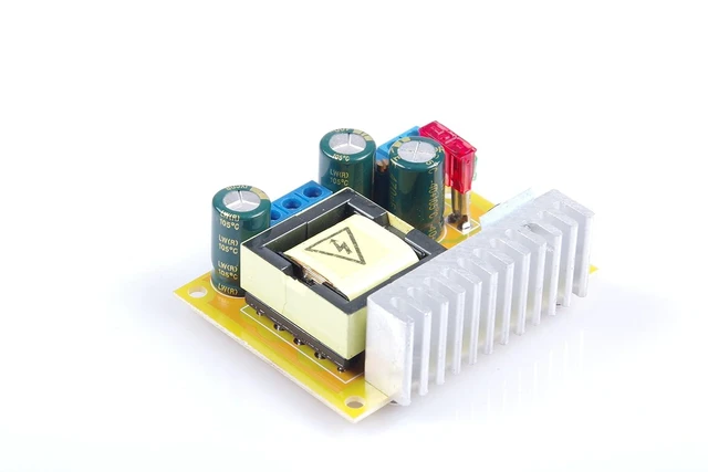 Alt view image 4 of 7 - High-Voltage Power Supply Module DC-DC ±45-390V Adjustable Step-Up ZVS Capacitor Charge Ultra High Voltage Adjustable Output