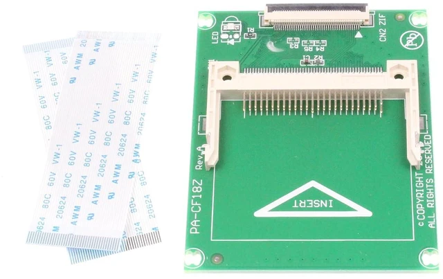 Alt view image 3 of 7 - CF Card to 1.8 inches CE Adapter Compact Flash Memory Disk to 1.8 Inch ZIF Converter - with 2 Cables