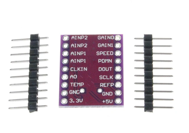 Alt view image 2 of 5 - ADS1232 24-Bit A D Analog to Digital Converter Module Ultra Low Noise