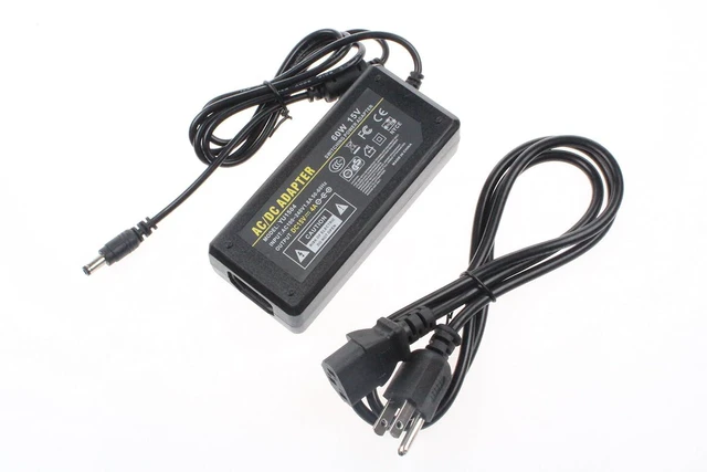 Alt view image 3 of 5 - 15V 4A AC to DC Adapter 60W 120V 100-240V 50 60 Hz to 15V Power Supply Charger Transformer 5.5 x 2.5 2.1mm DC Power Connector