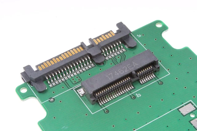 Alt view image 5 of 7 - mSATA to SATA 3.0 Adapter Converter Card 50mm mSATA SSD to 2.5 SATA SSD 15+7 Pin Adapter