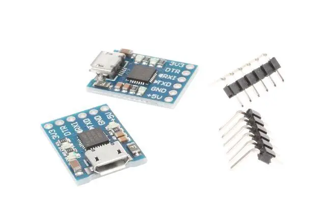 Alt view image 5 of 5 - CP2102 Micro USB to TTL Serial Module UART 6 Pin Serial Converter STC Downloader (Pack of 2)