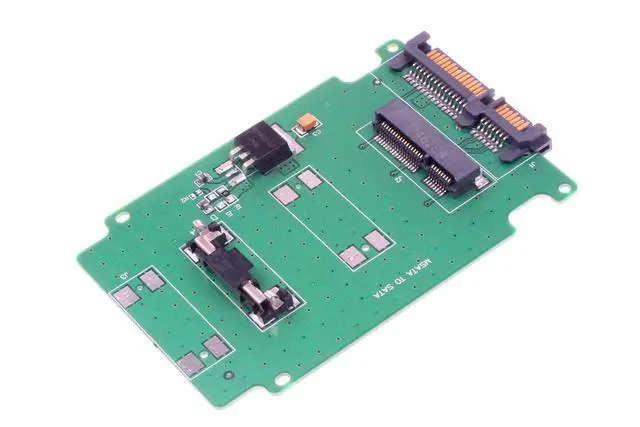 Alt view image 3 of 7 - mSATA to SATA 3.0 Adapter Converter Card 50mm mSATA SSD to 2.5 SATA SSD 15+7 Pin Adapter