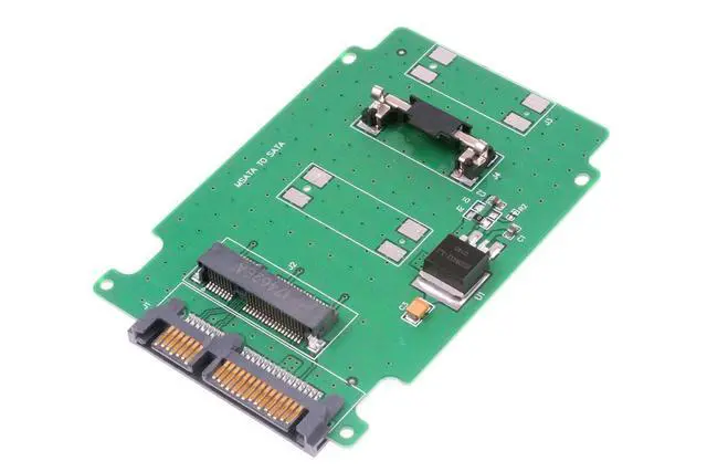 Alt view image 2 of 7 - mSATA to SATA 3.0 Adapter Converter Card 50mm mSATA SSD to 2.5 SATA SSD 15+7 Pin Adapter