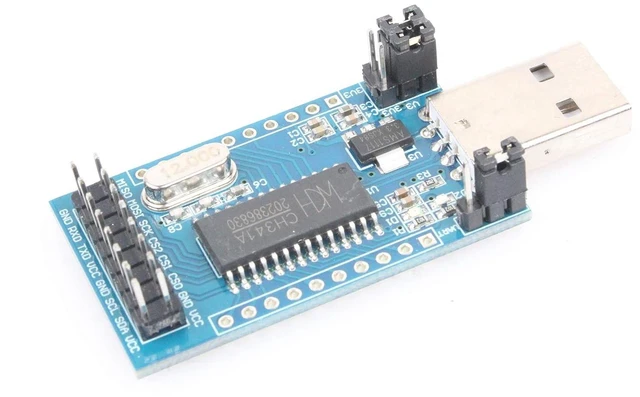 Alt view image 6 of 7 - CH341A USB Serial Port Parallel Port Converter Module USB to UART IIC SPI TTL ISP EPP MEM Parallel Converter Module