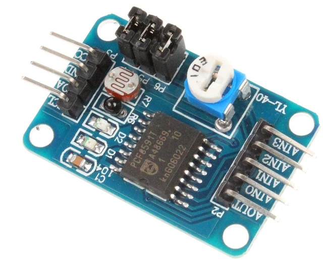 Alt view image 3 of 6 - PCF8591 Module AD DA Converter Module Analog to Digital Digital to Analog Converter Module (Pack of 2)