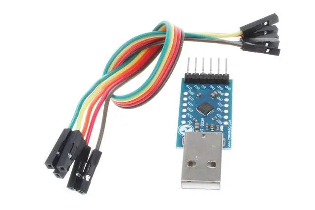 Alt view image 4 of 6 - CP2104 Serial Converter USB 2.0 to TTL UART Serial Adapter Module with Cables (Pack of 2)