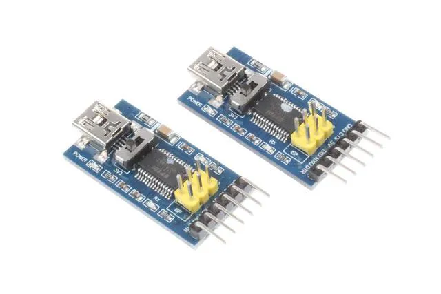 Alt view image 3 of 6 - FT232RL Mini USB to TTL Serial Converter Adapter Module 3.3V 5.5V (Pack of 2)