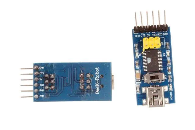 Alt view image 4 of 6 - FT232RL Mini USB to TTL Serial Converter Adapter Module 3.3V 5.5V (Pack of 2)
