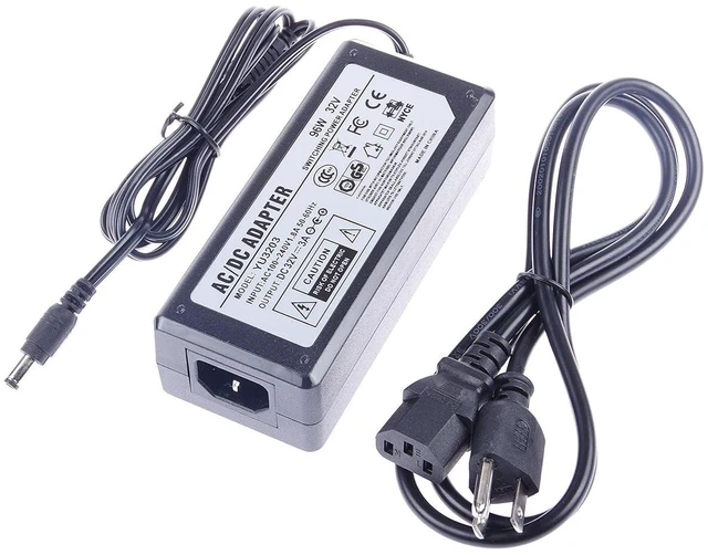 Alt view image 3 of 7 - AC to DC 100-240V to 32V 3A 96W 50 60 Hz Power Supply Adapter Transformers Interface 5.5 x 2.5 2.1 mm Suitable for Security Equipment LCD LED Lighting Communications Equipment