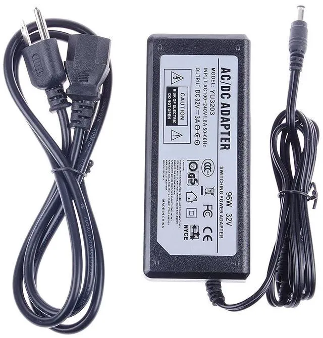 Alt view image 4 of 7 - AC to DC 100-240V to 32V 3A 96W 50 60 Hz Power Supply Adapter Transformers Interface 5.5 x 2.5 2.1 mm Suitable for Security Equipment LCD LED Lighting Communications Equipment