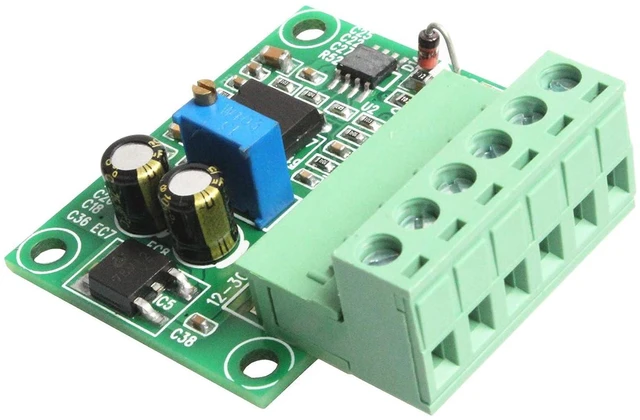 Alt view image 5 of 6 - Frequency to Voltage Converter Module 0Hz-10Khz to 0-5V 0-10V Series Converter Module Digital to Analog Converter Module (0-200Hz to 0-10V)