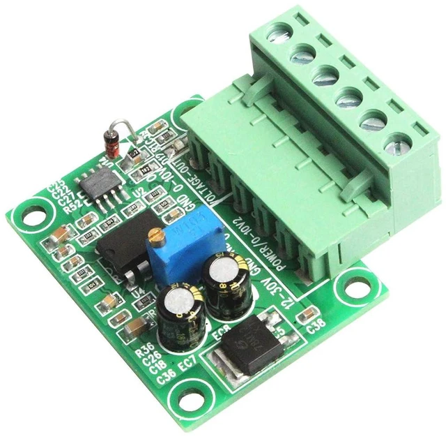 Alt view image 3 of 6 - Frequency to Voltage Converter Module 0Hz-10Khz to 0-5V 0-10V Series Converter Module Digital to Analog Converter Module (0-200Hz to 0-10V)